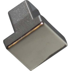 Bouton carré chromé LINEA BERTOMANI – Lot 6 pièces | LINEA BERTOMANI