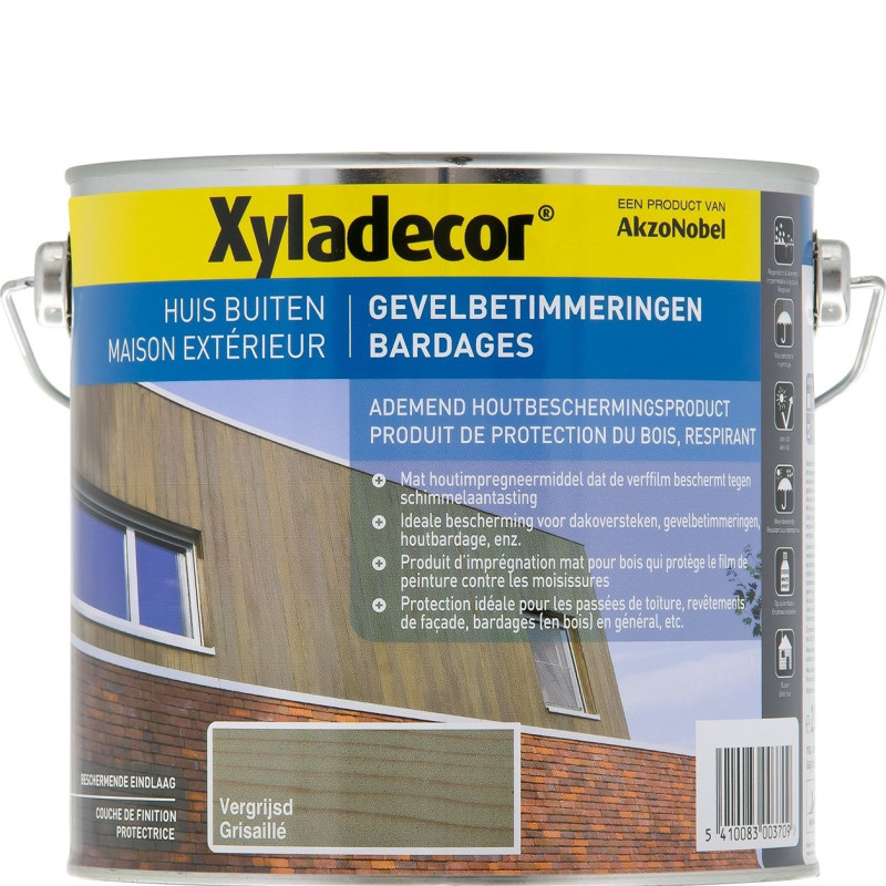 Lasure Bardages grisaillé 2,5 L XYLADECOR