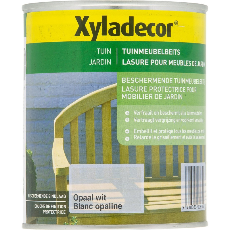 Lasure Meubles de jardin blanche 1 L XYLADECOR