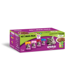 Patée pour chat Sélection Mixte en gelée 100 g 40 pièces WHISKAS
