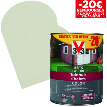 Lasure Chalets Color salar grey 2,5 + 0,5 L gratuit V33