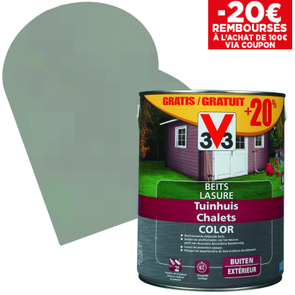 Lasure Chalets Color moonstone 2,5 + 0,5 L gratuit V33