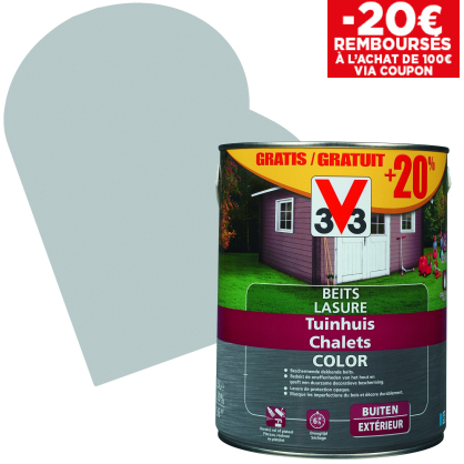 Lasure Chalets Color pure everest 2,5 + 0,5 L gratuit V33
