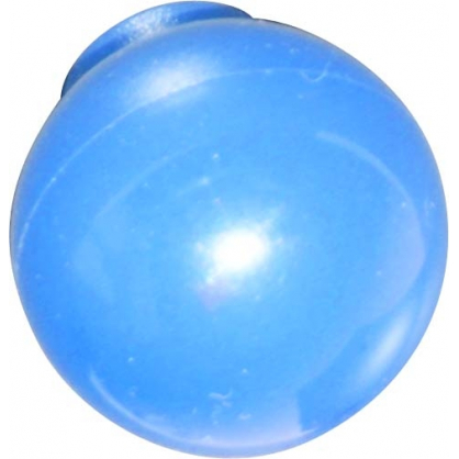 Bouton en plastique Ø 30 mm bleu LINEA BERTOMANI
