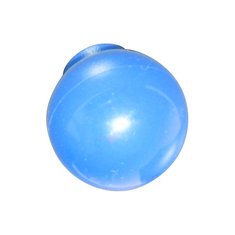 Bouton en plastique Ø 30 mm bleu LINEA BERTOMANI