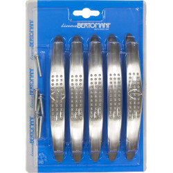 Poignée en Zamac, entraxe 128 mm – Style moderne | LINEA BERTOMANI