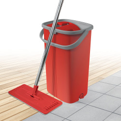 Balai Smart Mop Compact avec seau et 4 lingettes PASSAT