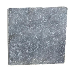 Dalle pierre bleue tambourinée 15 x 15 x 2 cm MARVELSTONE