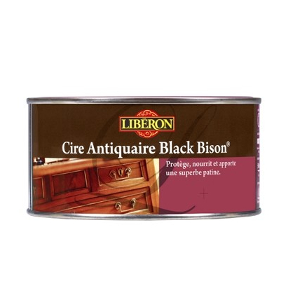 Cire antiquaire en pâte Black Bison merisier clair 0,5 L