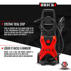 Nettoyeur haute pression BHP1650-135 135 bar BRICK