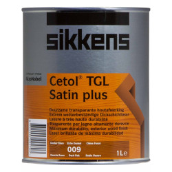 Lasure TGL Plus chêne foncé satiné 1L SIKKENS – Protection bois | SIKKENS