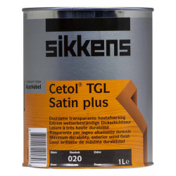 Lasure TGL Plus ébène satiné 1L – Protection bois | SIKKENS

