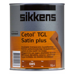 Lasure TGL Plus Teck Satiné 1L – Protection Bois | SIKKENS

