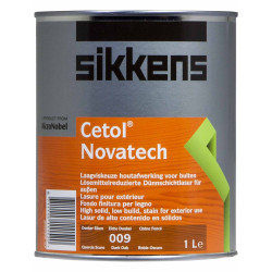 Lasure Novatech Chêne Foncé 1L – Protection Bois | SIKKENS