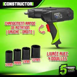 Boulonneuse à chocs CTIW1100-450BM 1100 W CONSTRUCTOR