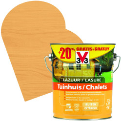 Lasure pour chalets V33 – Protection pour pin scandinave | V33