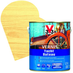 Vernis Bateau V33 Incolore 2,5L – Protection Marine | V33