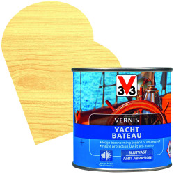Vernis Bateau V33 Incolore 0,25L – Protection Bois Extérieur | V33