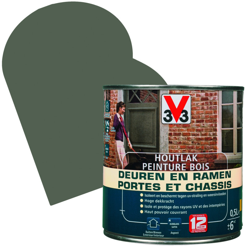 Peinture Bois Portes & Châssis buffalo 0,5 L V33