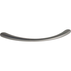 Poignée en zamac nickelée 96 mm – design moderne | LINEA BERTOMANI