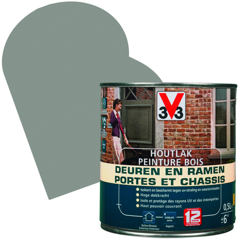 Peinture Bois Portes & Châssis himalaya 0,5 L V33