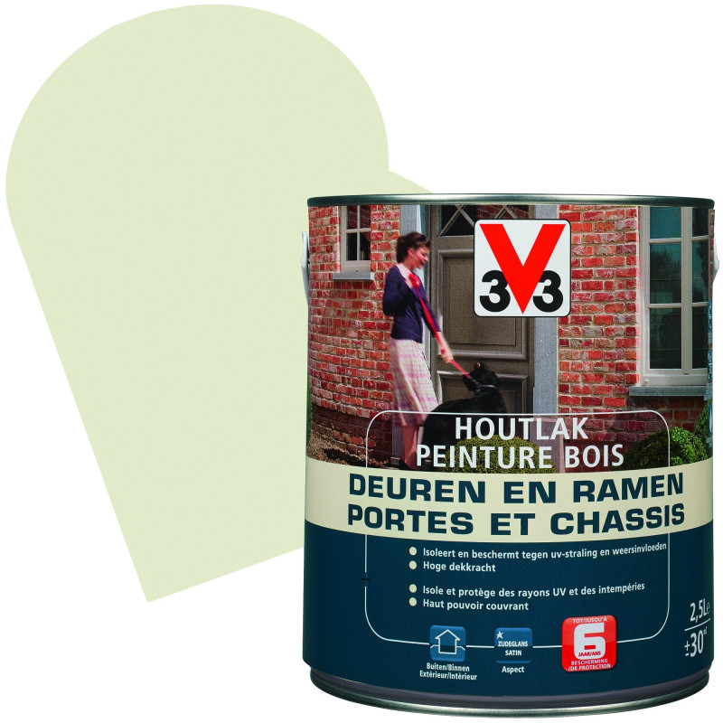 Peinture Bois Portes & Châssis moonlight 2,5 L V33