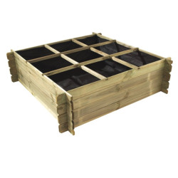 Carré potager SOLID 140x140cm – Jardinage Facile | SOLID
