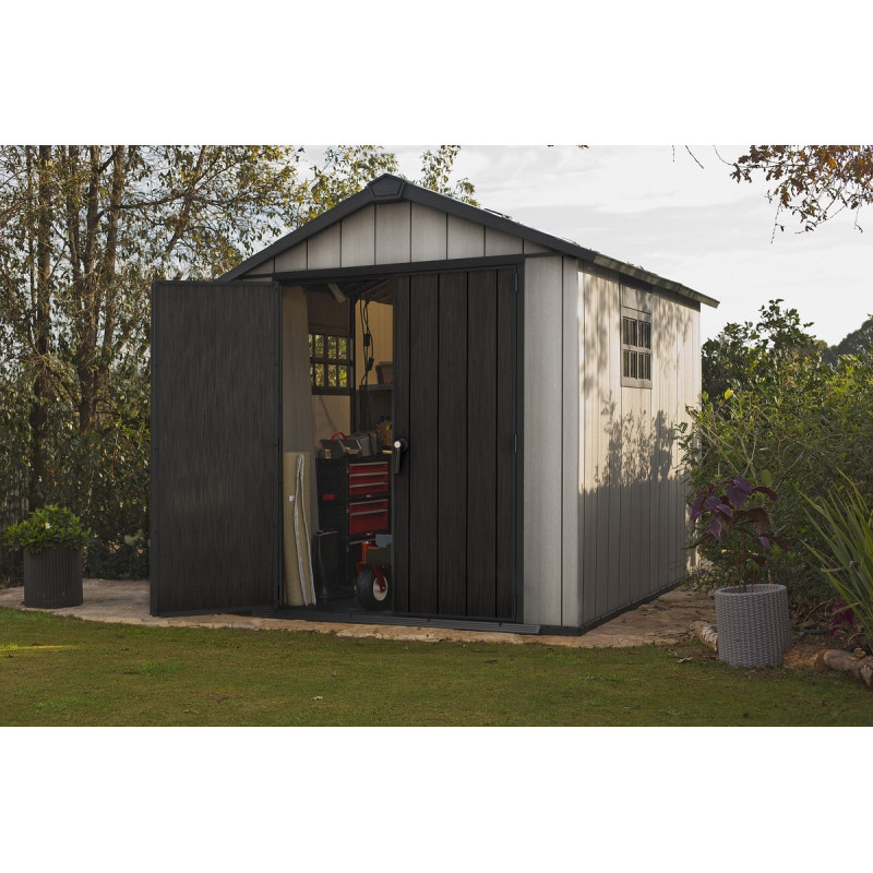 Abri de jardin en résine Brossium 2,3 x 3,5 x 2,42 m KETER Abri de jardin en résine Brossium 2,3 x 3,5 x 2,42 m KETER
