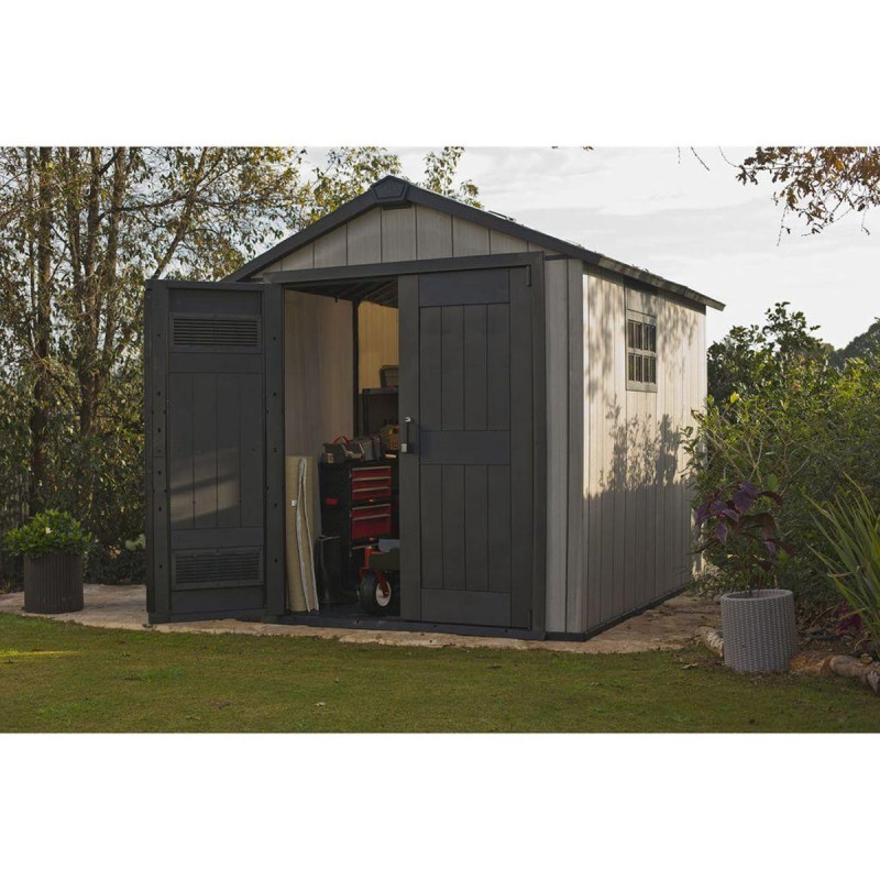 Abri de jardin en résine Brossium 2,3 x 2,87 x 2,42 m KETER Abri de jardin en résine Brossium 2,3 x 2,87 x 2,42 m KETER
