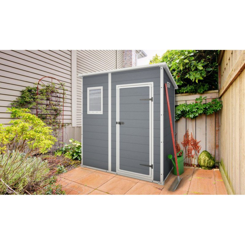 Abri de jardin en résine Premium gris 1,83 x 1,11 x 2,01 m KETER Abri de jardin en résine Premium gris 1,83 x 1,11 x 2,01 m KETER