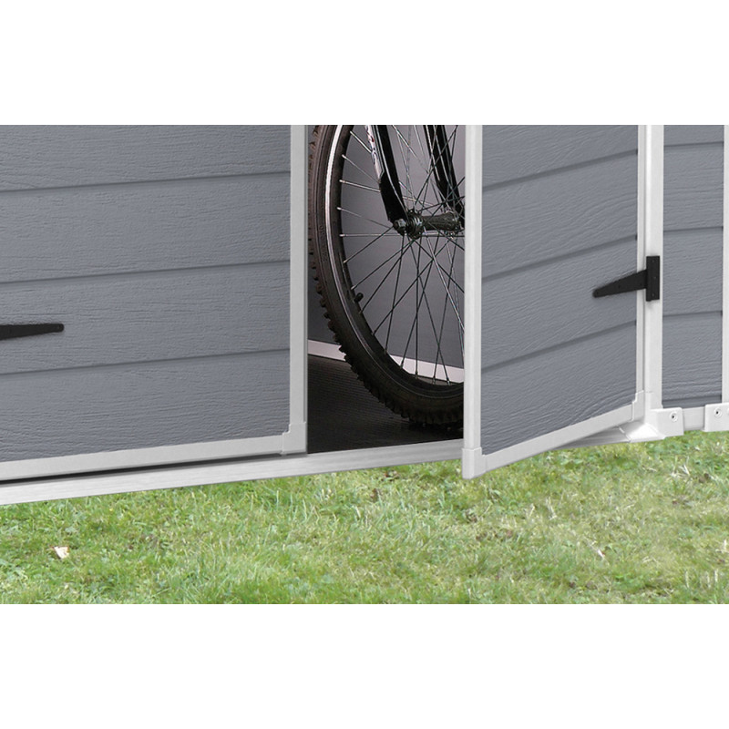 Abri de jardin en résine Premium gris 1,86 x 2,37 x 2,27 m KETER Abri de jardin en résine Premium gris 1,86 x 2,37 x 2,27 m KETER