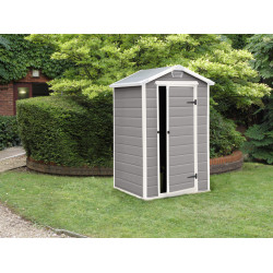 Abri de jardin en résine Premium gris 1,28 x 0,94 x 1,96 m KETER