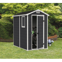 Abri de jardin en résine Premium anthracite 1,3 x 1,92 x 1,98 m KETER Abri de jardin en résine Premium anthracite 1,3 x 1,92 x 1,98 m KETER