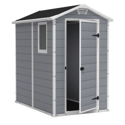 Abri de jardin en résine Premium gris 1,3 x 1,92 x 1,98 m KETER Abri de jardin en résine Premium gris 1,3 x 1,92 x 1,98 m KETER