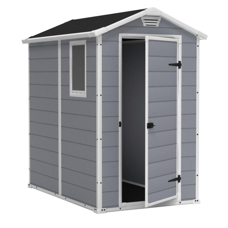 Abri de jardin en résine Premium gris 1,3 x 1,92 x 1,98 m KETER Abri de jardin en résine Premium gris 1,3 x 1,92 x 1,98 m KETER