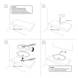 Lave mains Ruz beige DIFFERNZ Lave mains Ruz beige DIFFERNZ