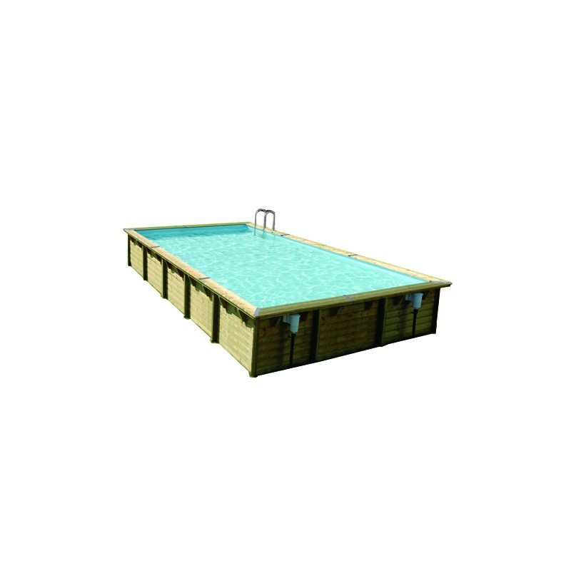 Piscine Linéa avec liner bleu 5 x 11 x 1,4 m UBBINK