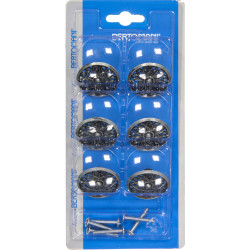 Bouton rosace Ø 30mm – Lot 6 pièces | LINEA BERTOMANI