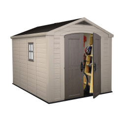 Abri de jardin en résine Sydney 2,57 x 3,32 x 2,43 m KETER