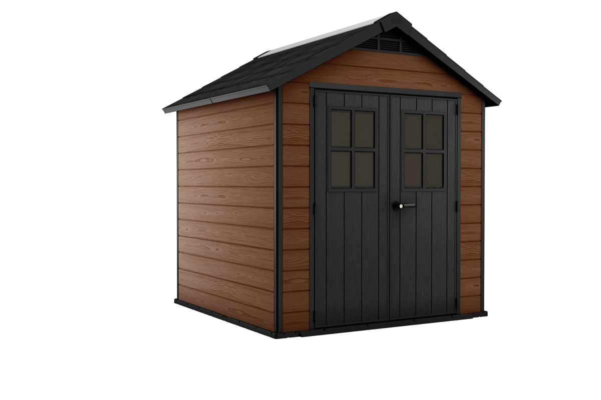 2,2m2 marron Keter Keter Abri jardin resine 