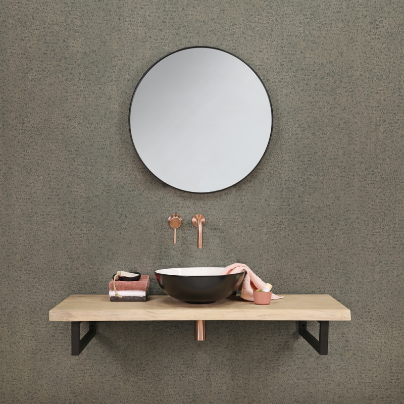 Vasque à poser Duo noir/blanc Ø 39,5 x 13,5 cm DIFFERNZ