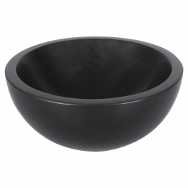 Vasque à poser Ruz basalt noir ronde Ø 25 x 11,5 cm DIFFERNZ