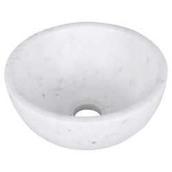 Vasque à poser Ruz marbre ronde Ø 25 x 11,5 cm DIFFERNZ Vasque à poser Ruz marbre ronde Ø 25 x 11,5 cm DIFFERNZ