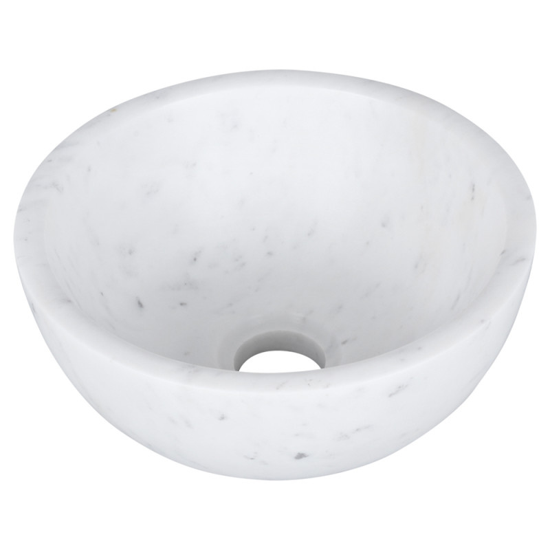 Vasque à poser Ruz marbre ronde Ø 25 x 11,5 cm DIFFERNZ Vasque à poser Ruz marbre ronde Ø 25 x 11,5 cm DIFFERNZ