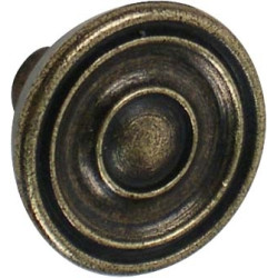 Bouton rustique Zamac Bronze Ø 30mm – Style Authentique | LINEA BERTOMANI