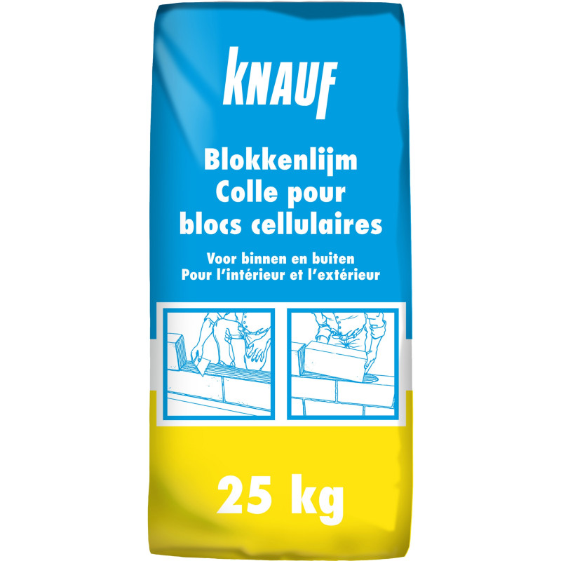 Colle pour blocs cellulaires 25 kg KNAUF