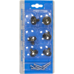 Bouton antique bronze Ø 25mm – Lot de 6 | LINEA BERTOMANI

