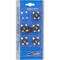 Bouton antique Ø 25 mm vieux fer 6 pièces | LINEA BERTOMANI

