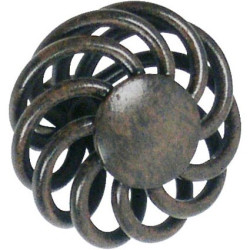 Bouton torsadé fer rouille Ø 38 mm LINEA – Style unique | LINEA BERTOMANI