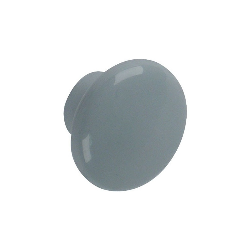 Bouton en plastique Ø 35 mm gris LINEA BERTOMANI